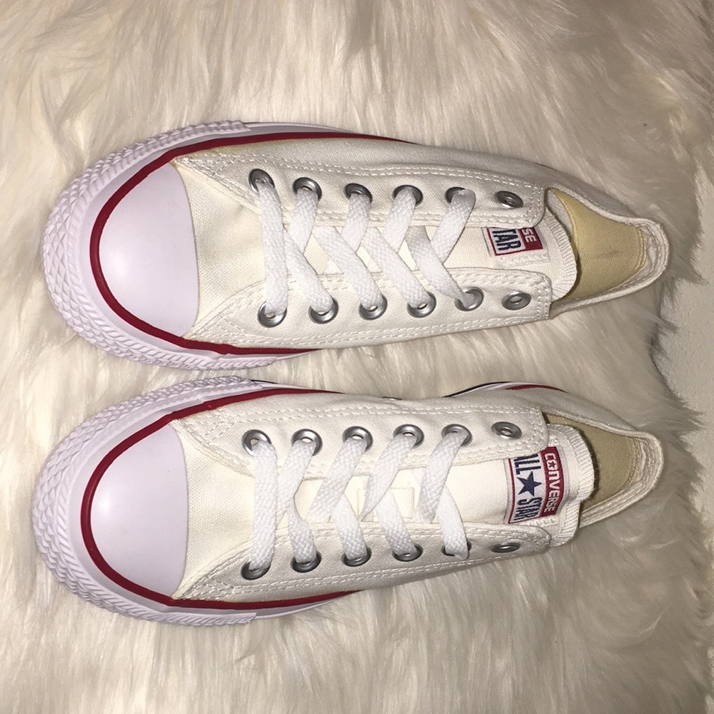 Brand new white converse
